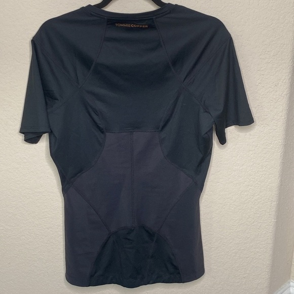 Tommie Copper Full Back Support Zipper Front Shirt | Men's Short Sleeve Size XL - Picture 6 of 9